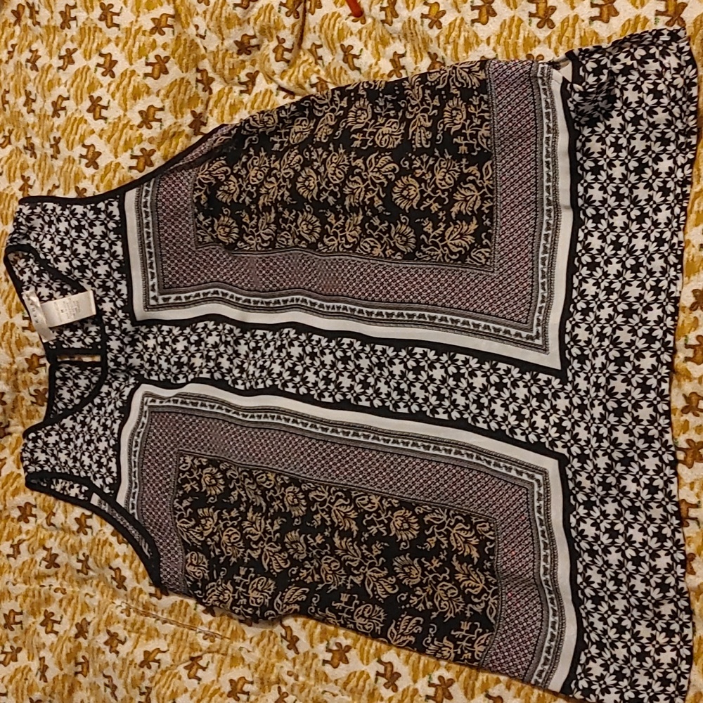Kenar Sleeveless Blouse Sz Med